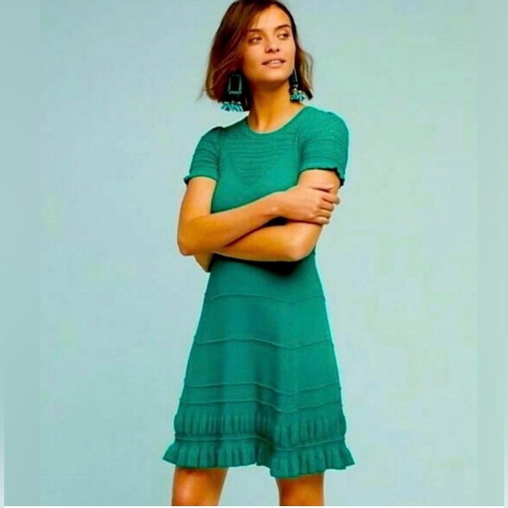 Anthropologie Maeve Promenade Knit Dress